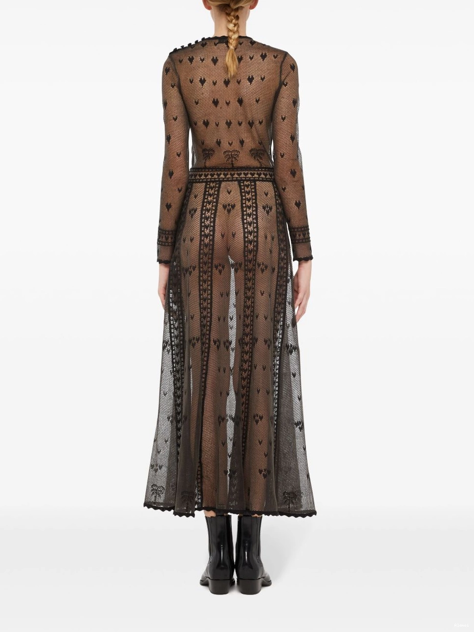 Affordable Alanui dress sheer Women embroidered 0806